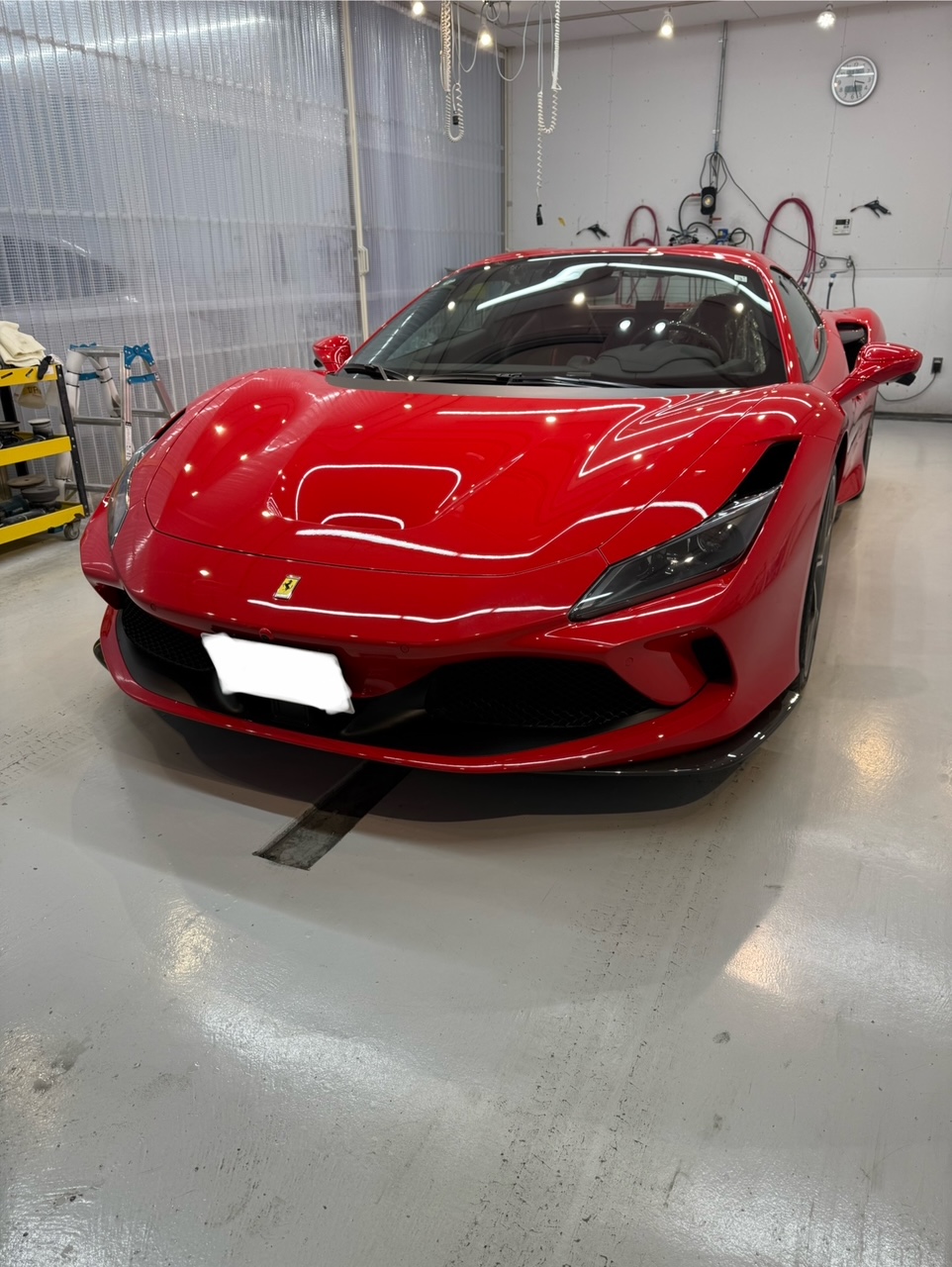 フェラーリ F8スパイダー ナノメタルコーティング施工