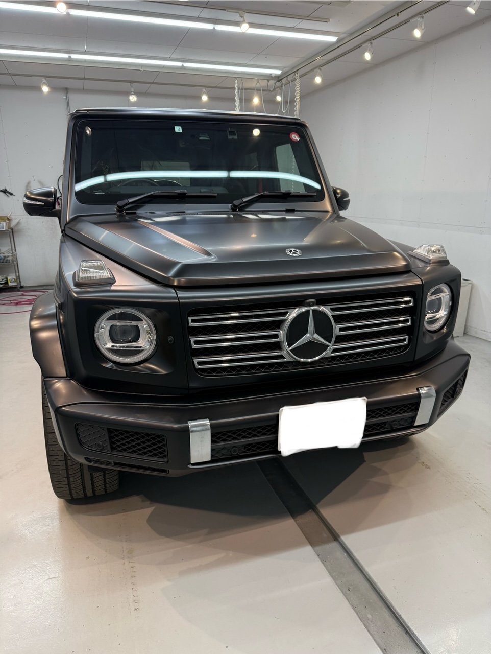 ベンツ G350d ナノメタルコーティング施工