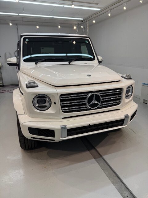 ベンツ G400d ナノメタルコーティング施工