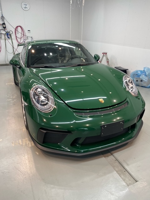 ポルシェ911 GT3 ナノメタルコーティング施工