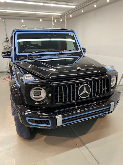 ベンツ G350d ナノメタルコーティング施工