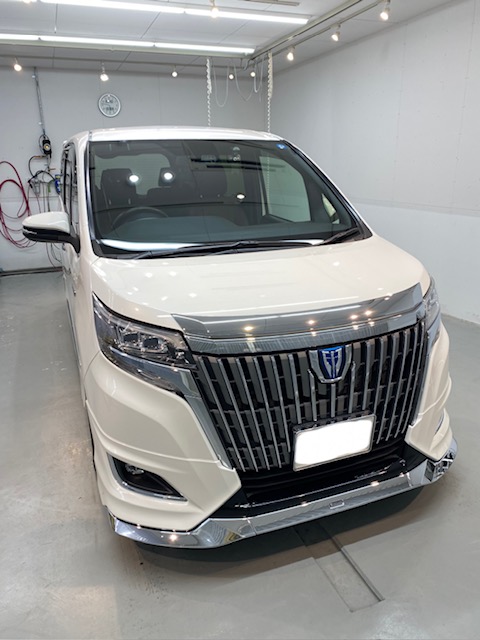 トヨタ エスクァイア 簡易コーティング施工