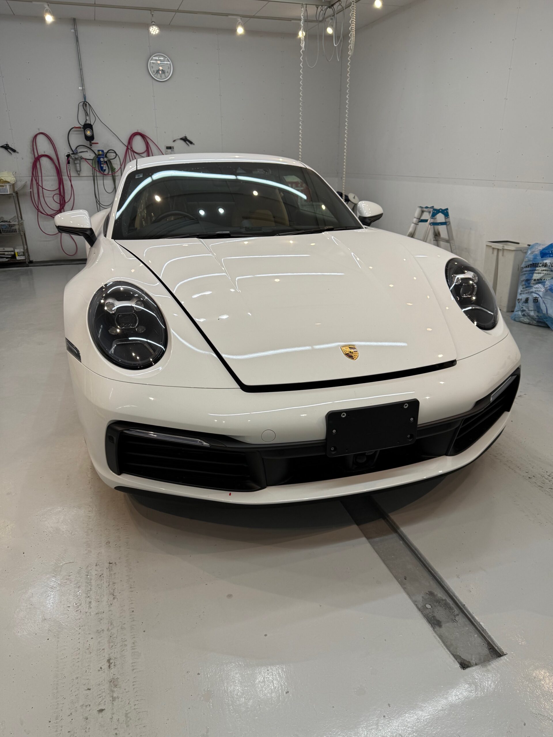 ポルシェ 911 簡易コーティング施工