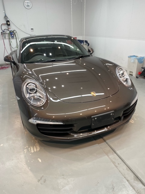 ポルシェ911 ナノメタルコーティング施工