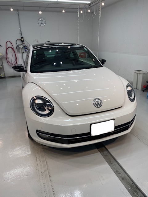 VW ザ・ビートル簡易コーティング施工